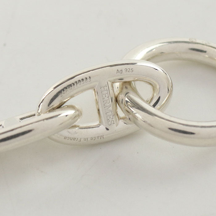 HERMES Chaine d'Ancre GM 10 frames Bracelet Silver925 Unisex