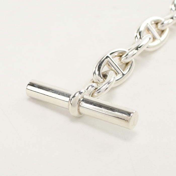 HERMES Chaine d'Ancre GM 10 frames Bracelet Silver925 Unisex