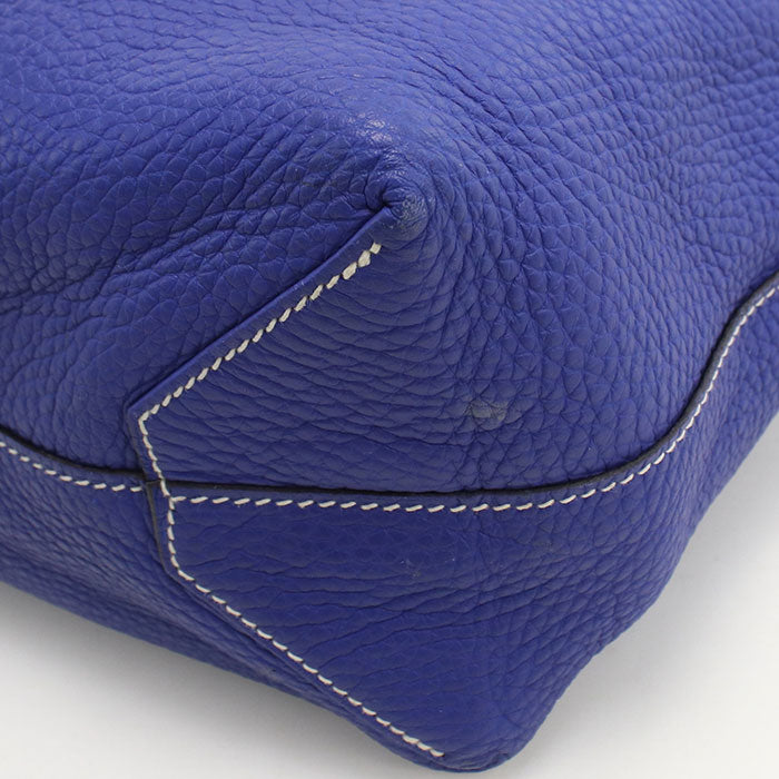 HERMES Doble Sense 45 Tote bag Taurillon Clemence Blue Electric Women
