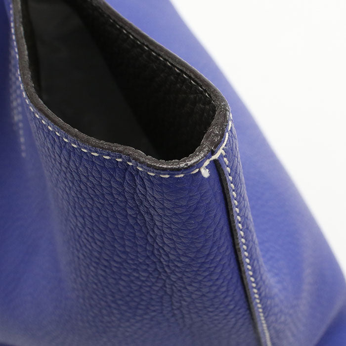 HERMES Doble Sense 45 Tote bag Taurillon Clemence Blue Electric Women