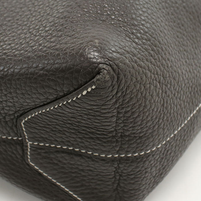 HERMES Doble Sense 45 Tote bag Taurillon Clemence Blue Electric Women