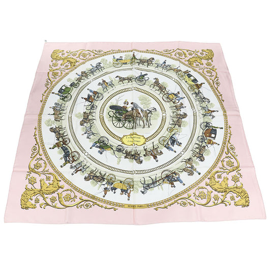 HERMES Calle 90 Scarf silk unisex