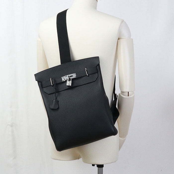 HERMES Akkad GM body bag Togo Unisex