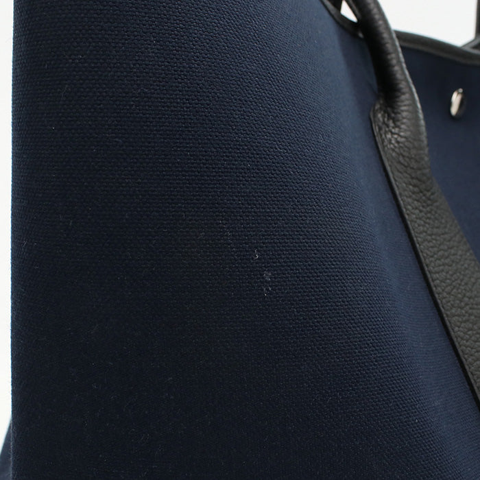 HERMES Garden party GM Tote bag Tower ash / leather Women