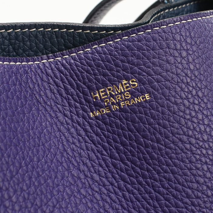 HERMES Doble Sense 36 Tote bag Taurillon Clemence Women