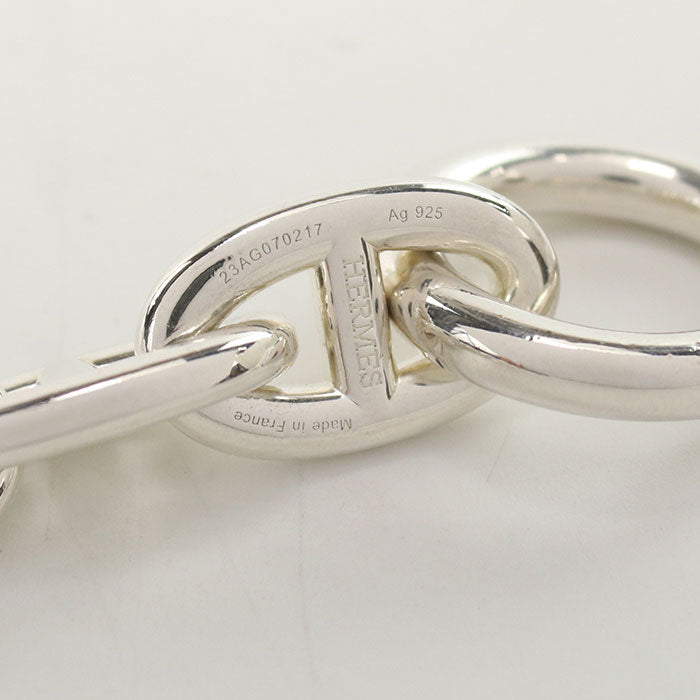 HERMES Chaine d'Ancre TGM 11 frames Bracelet Silver925 Unisex