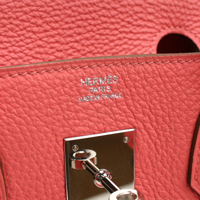 HERMES Birkin 30 Handbag Togo Rose azare Women