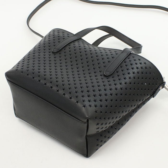 JIMMY CHOO 2WAY Punching Star Handbag leather Women's