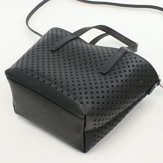 JIMMY CHOO 2WAY Punching Star Handbag leather Women's