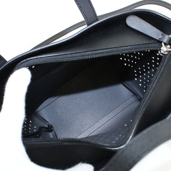JIMMY CHOO 2WAY Punching Star Handbag leather Women's