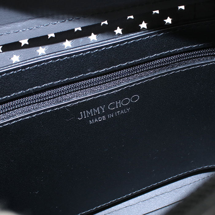 JIMMY CHOO 2WAY Punching Star Handbag leather Women's