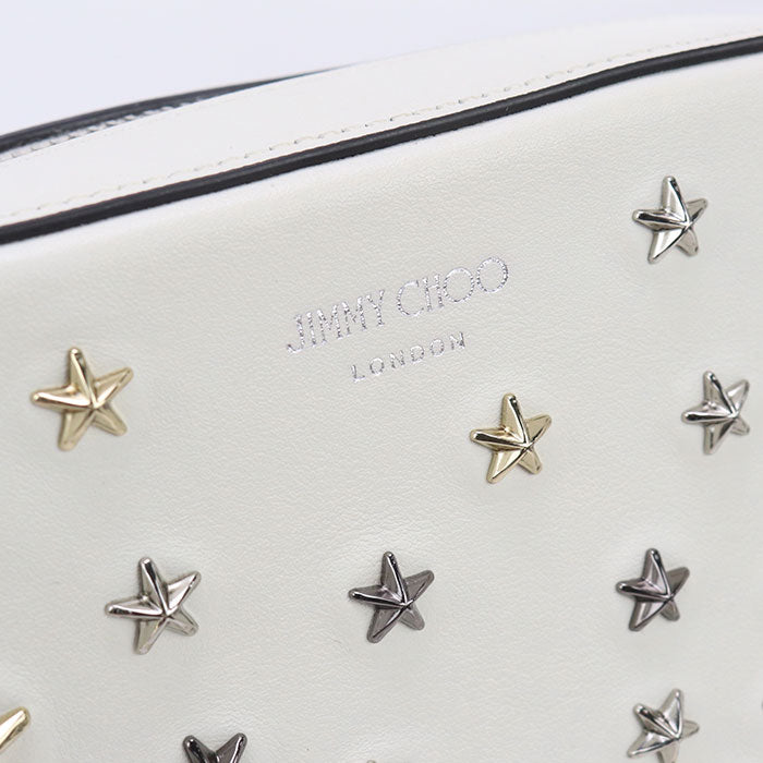 JIMMY CHOO ChainShoulder Studs KL88MQ Diagonal shoulder bag leather Women