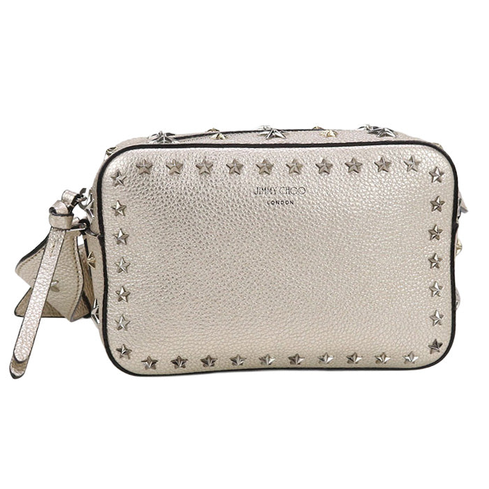 JIMMY CHOO Studs YZLFF6 Diagonal shoulder bag leather Women