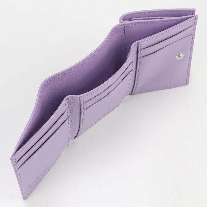 LOEWE Trifold wallet anagram C821TR2X16 Tri-fold wallet / pebble grain calf Women