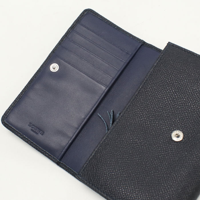 LOEWE anagram 140.72.I62 Bi-fold wallet with coin purse Calfskin Women