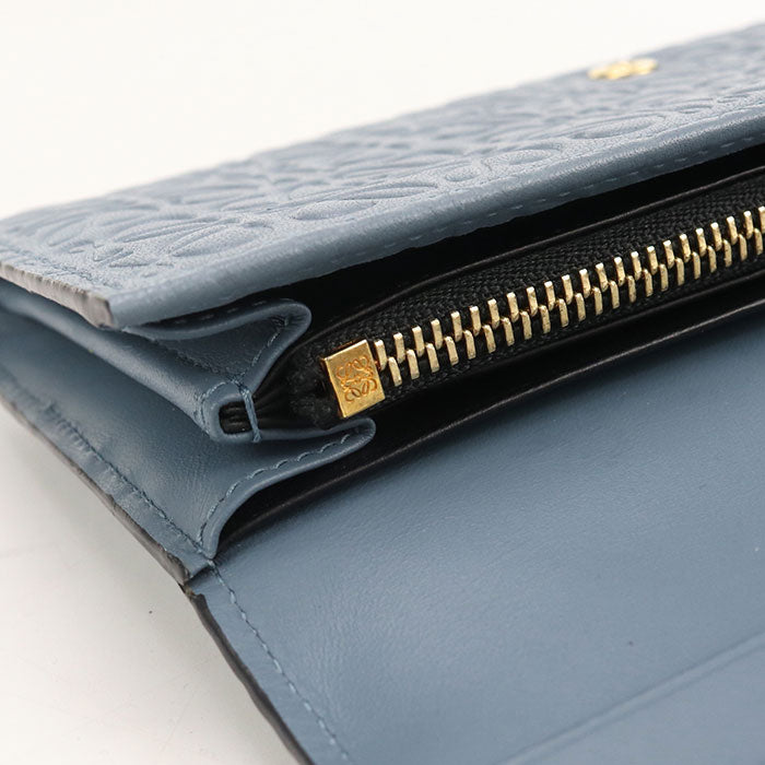 LOEWE Continental wallet Anagram repeat 107.55.F11 Purse folio Calfskin Women