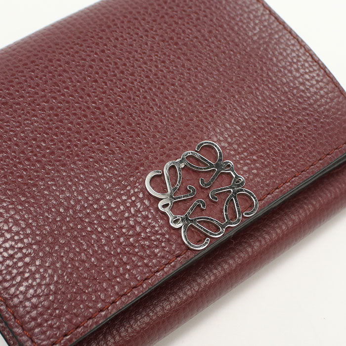 LOEWE Trifold wallet anagram C821TR2X16 Tri-fold wallet Calfskin Women
