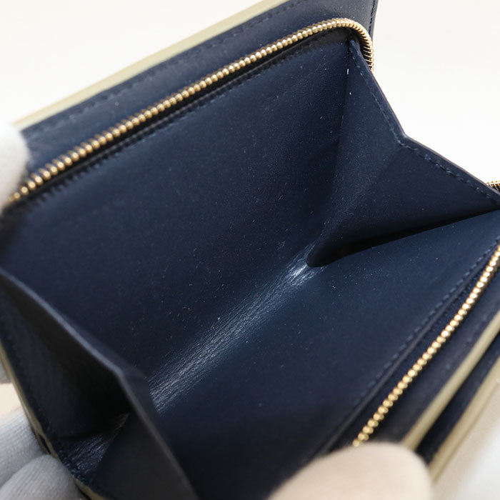 LOEWE Compact wallet knot CEM1NCWX01 Bifold Wallet Calfskin Women's