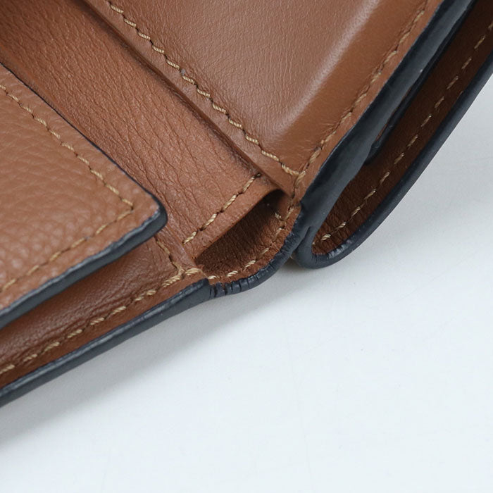 LOEWE Trifold wallet anagram Tri-fold wallet Calfskin Women's