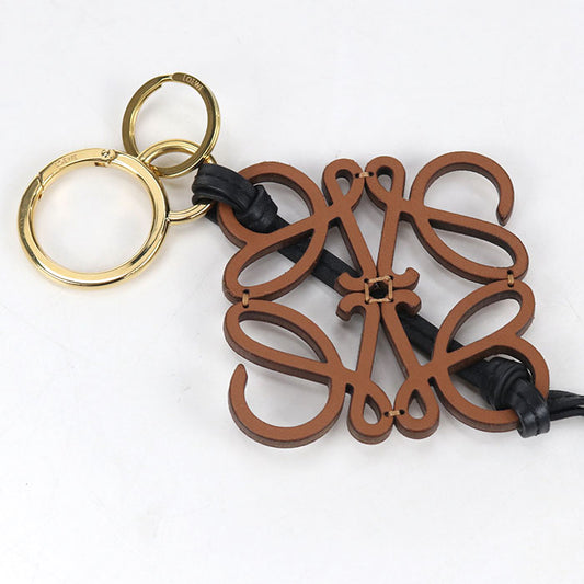 LOEWE logo anagram Bag charm Calfskin/metal Women's