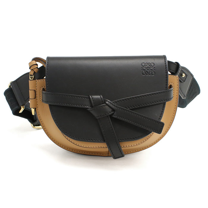 LOEWE gatedual bag mini Diagonal shoulder bag / Soft Calfskin / Jacquard Women