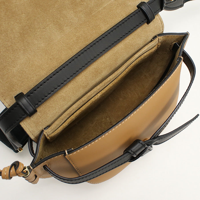 LOEWE gatedual bag mini Diagonal shoulder bag / Soft Calfskin / Jacquard Women