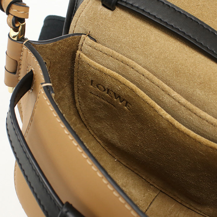 LOEWE gatedual bag mini Diagonal shoulder bag / Soft Calfskin / Jacquard Women