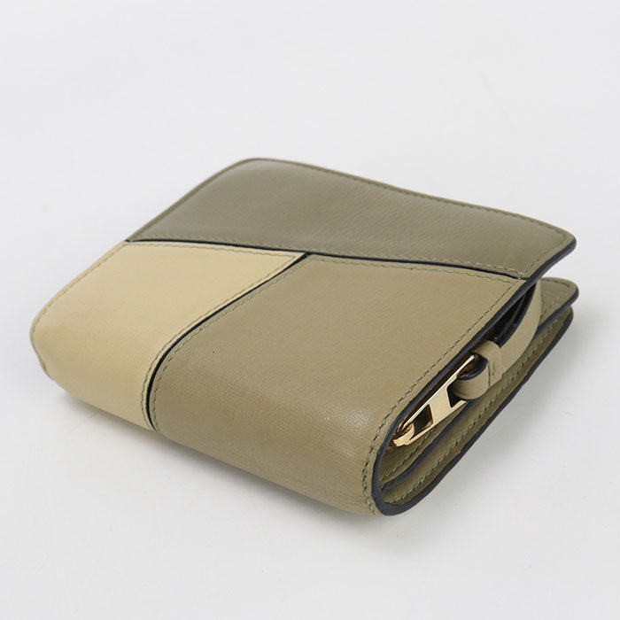LOEWE Compact zip wallet puzzle C510Z41X01 Folded wallet leather Women