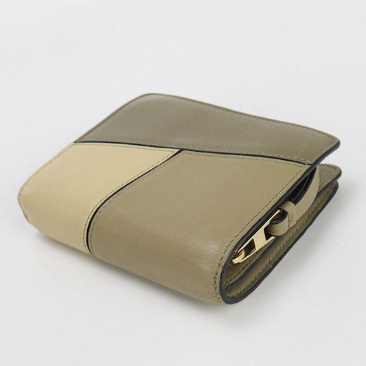 LOEWE Compact zip wallet puzzle C510Z41X01 Folded wallet leather Women
