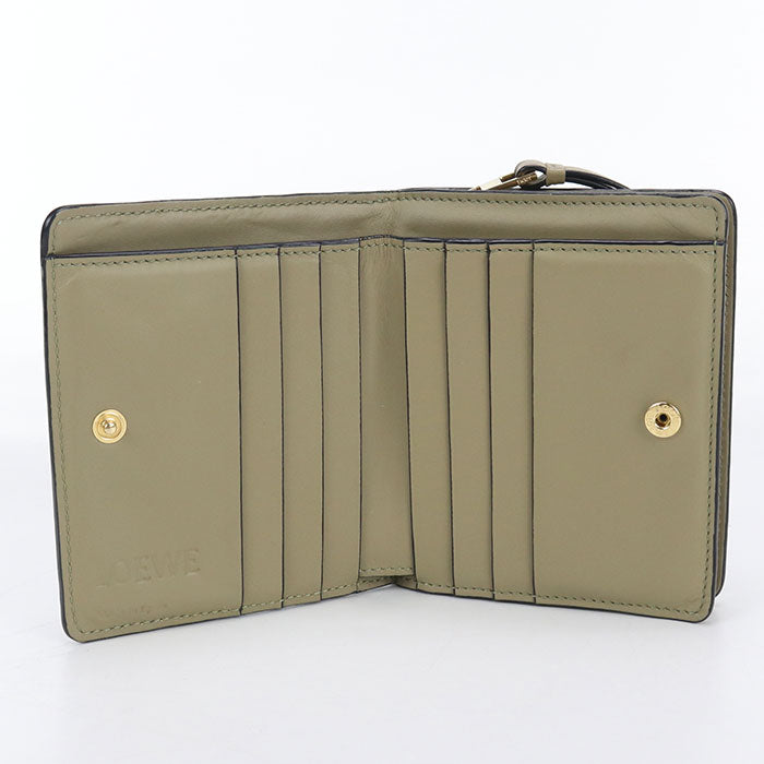 LOEWE Compact zip wallet puzzle C510Z41X01 Folded wallet leather Women