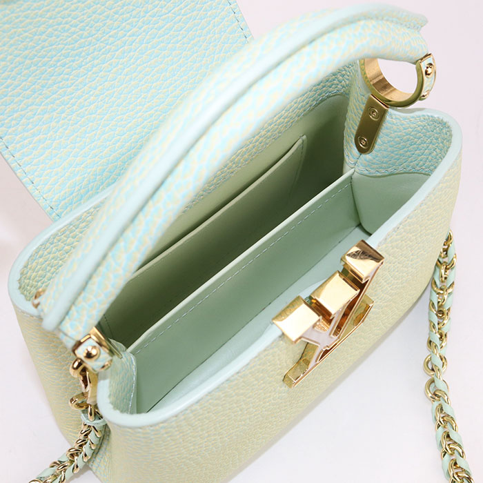 LOUIS VUITTON Capucines MINI 2WAY summer stardust M59850 Handbag / Taurillon Clemence Leather Women