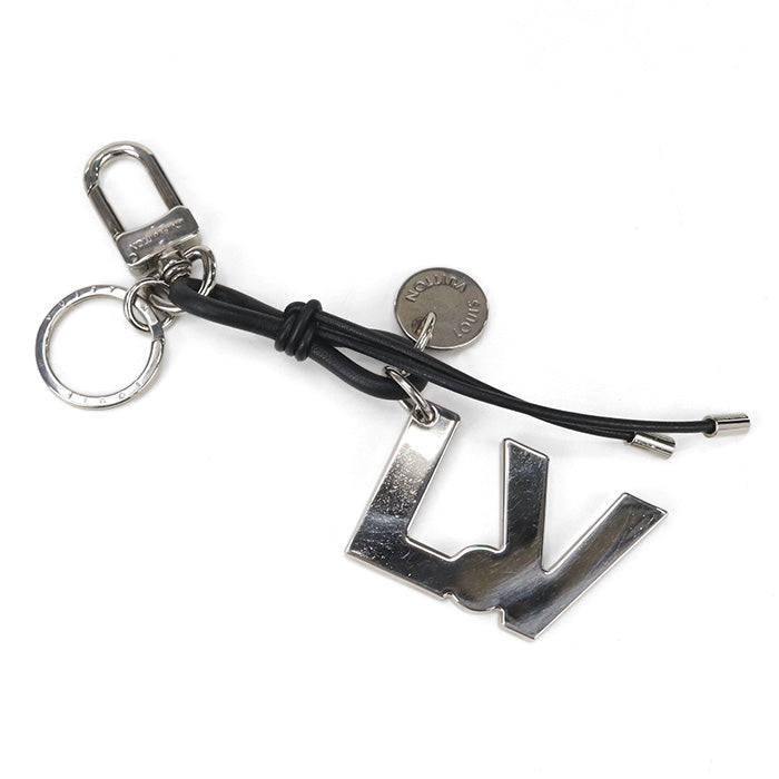 LOUIS VUITTON Porte-Cles LV Rope M66497 Key ring metal / leather Men