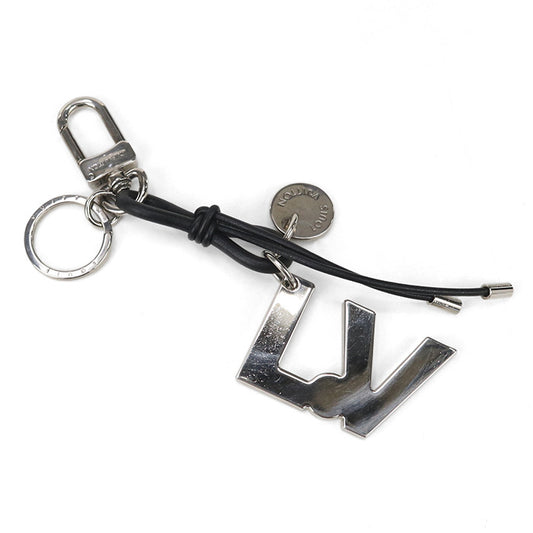 LOUIS VUITTON Porte-Cles LV Rope M66497 Key ring metal / leather Men