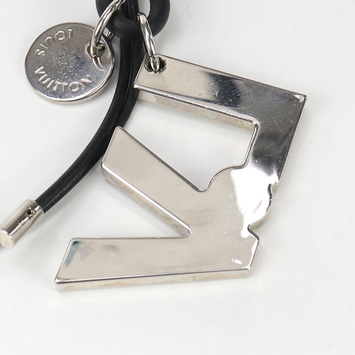 LOUIS VUITTON Porte-Cles LV Rope M66497 Key ring metal / leather Men