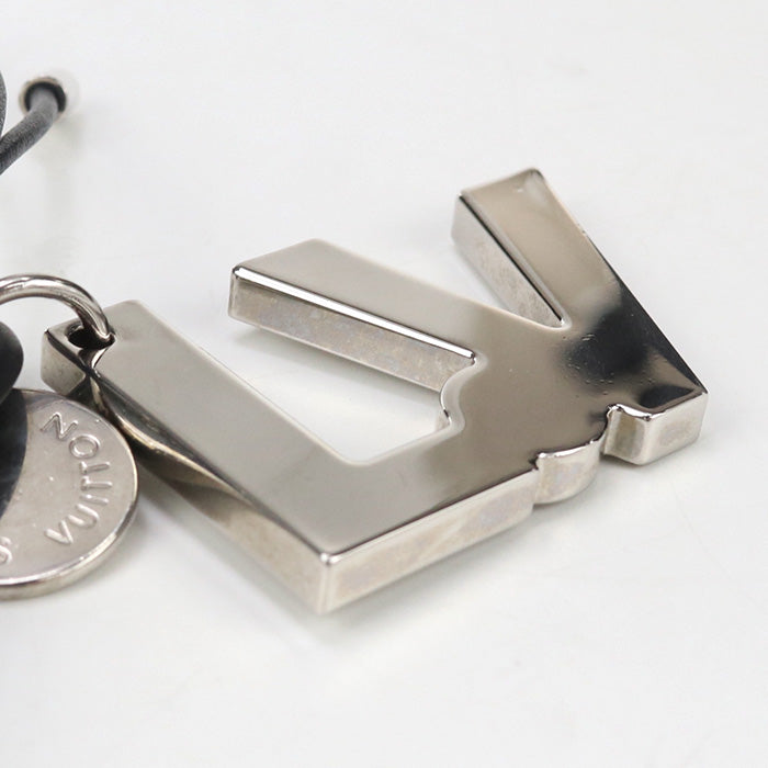 LOUIS VUITTON Porte-Cles LV Rope M66497 Key ring metal / leather Men