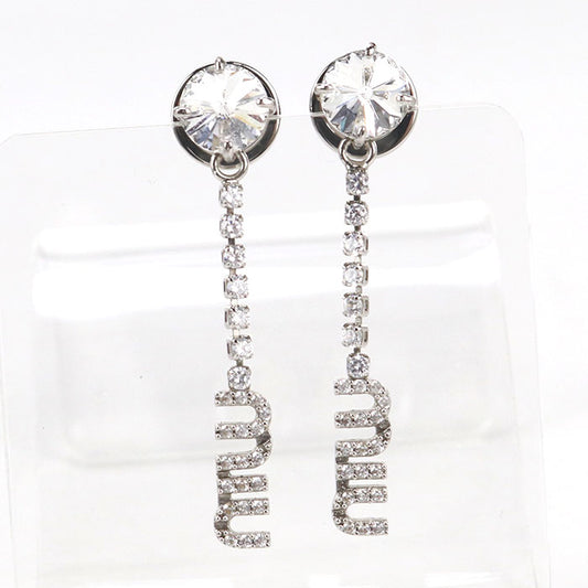 MIUMIU  5IO058 2DNC F0OKL Pierce metal Women