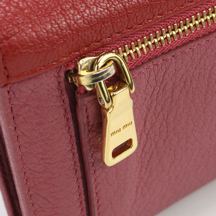 MIUMIU  Purse folio Goat leather Women