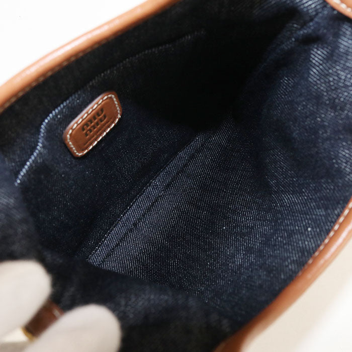 MIUMIU  Mini 2WAY Ivy 5BA281 Shoulder bag denim Women