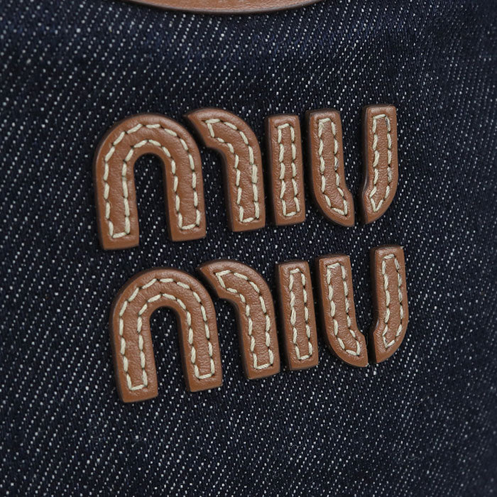 MIUMIU  Mini 2WAY Ivy 5BA281 Shoulder bag denim Women