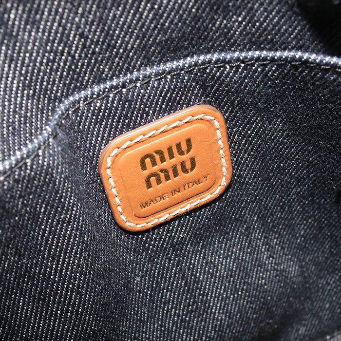 MIUMIU  Mini 2WAY Ivy 5BA281 Shoulder bag denim Women