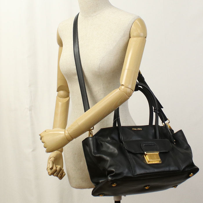 MIUMIU  2WAY RN1099 Tote bag leather Women