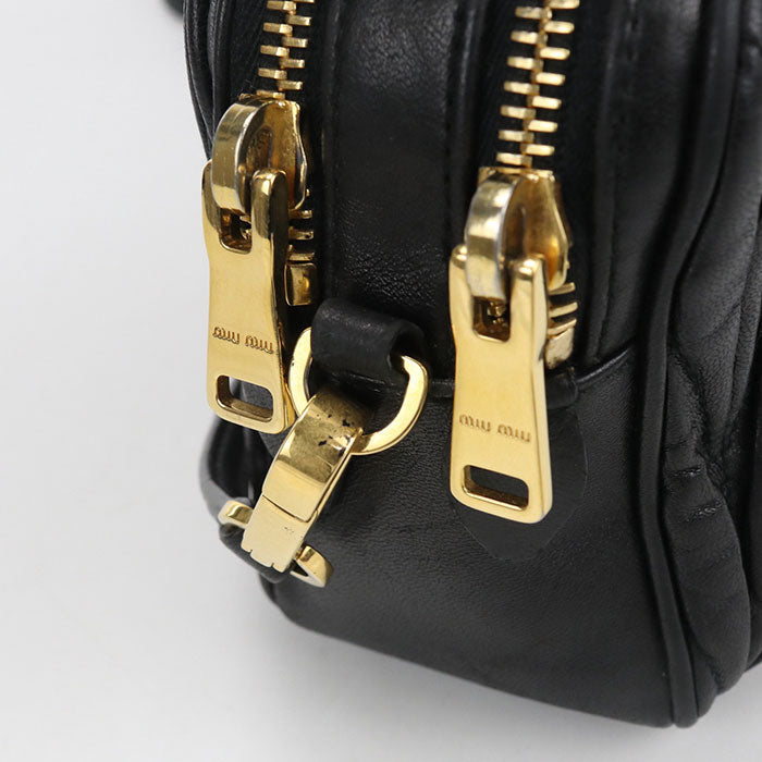 MIUMIU  Materasse Diagonal Shoulder bag leather Women