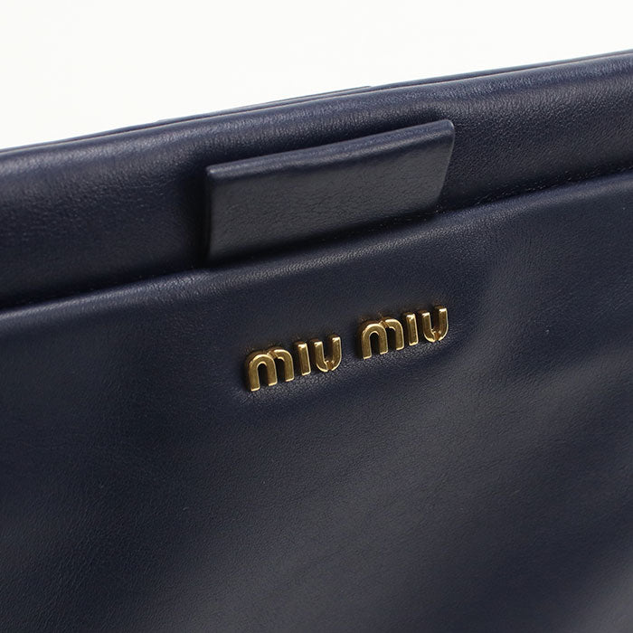 MIUMIU  2WAYChain Shoulder bag 5BH356 2A8P F0016 Diagonal Shoulder bag Calfskin Women