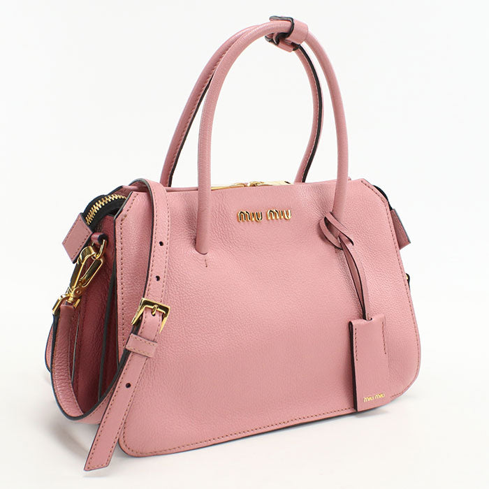 MIUMIU  2WAY handbag Madras Handbag / Goatskin Women