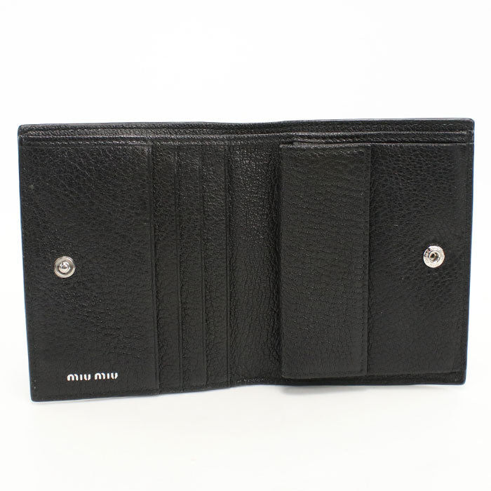 MIUMIU Bifold Wallet leather Women's