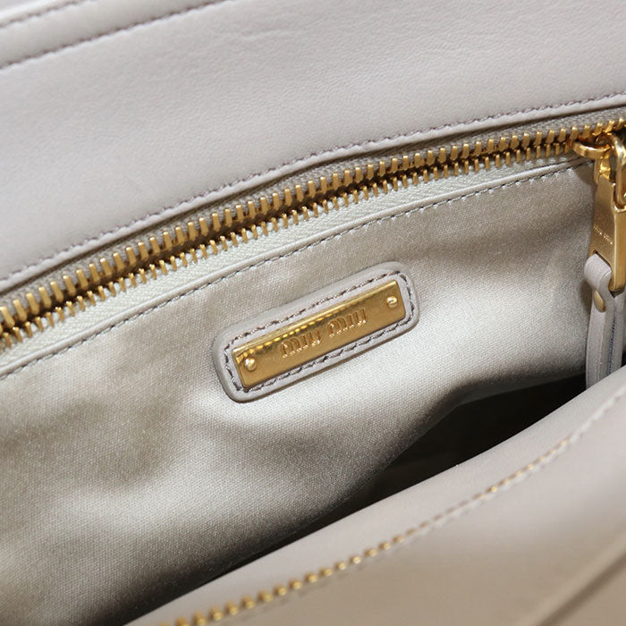 MIUMIU 2WAY 5BA145 2E5W F0D32 Tote Bag/Nappa leather Women's
