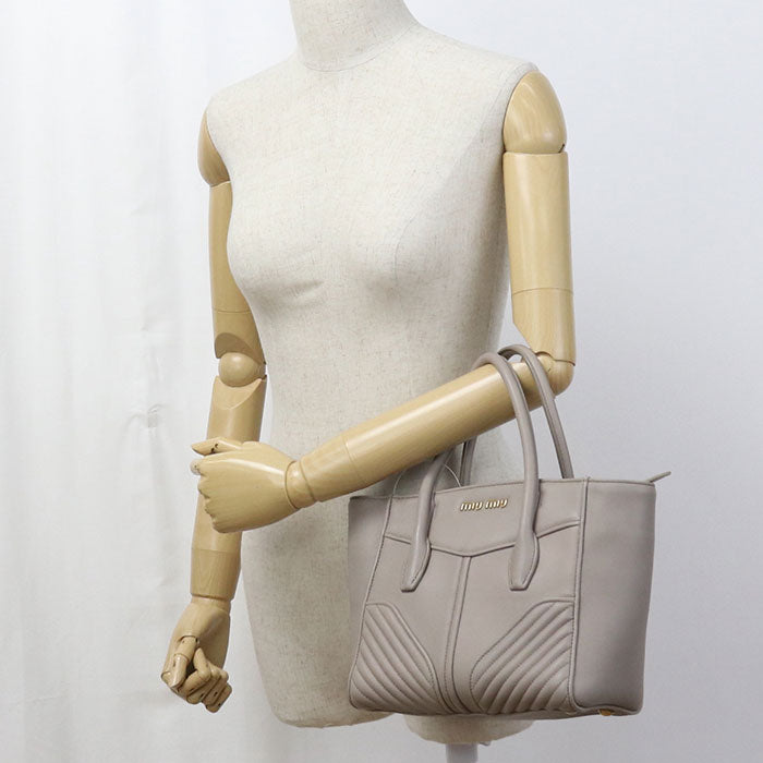 MIUMIU 2WAY 5BA145 2E5W F0D32 Tote Bag/Nappa leather Women's