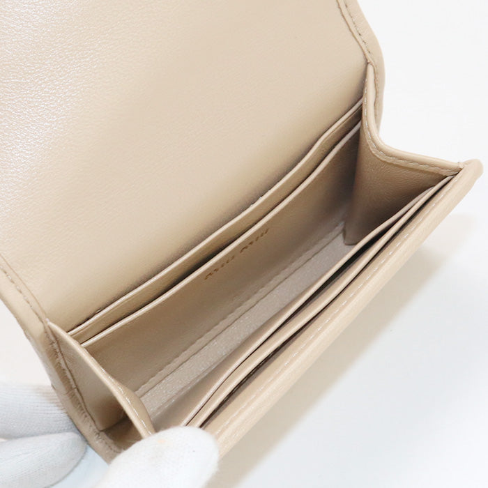 MIUMIU  Leather Card Case Materasse MI94949 name card holder / Leather Card Case Women