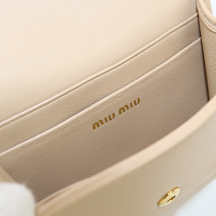 MIUMIU  Leather Card Case Materasse MI94949 name card holder / Leather Card Case Women