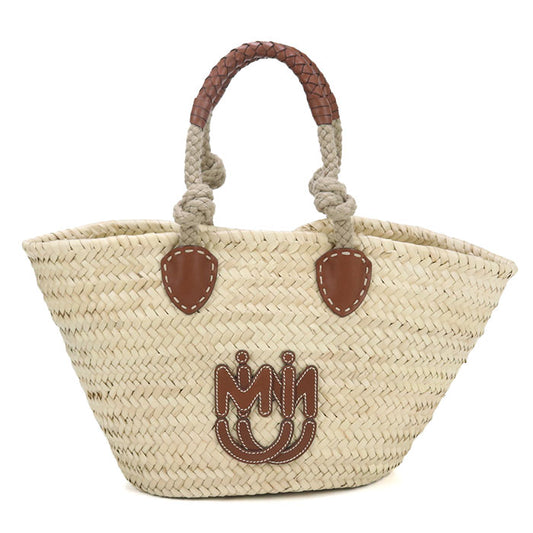 MIUMIU  Straw Bag Tote bag 5BG206 2DDH F0A5T Basket bag straw / Wicker Women